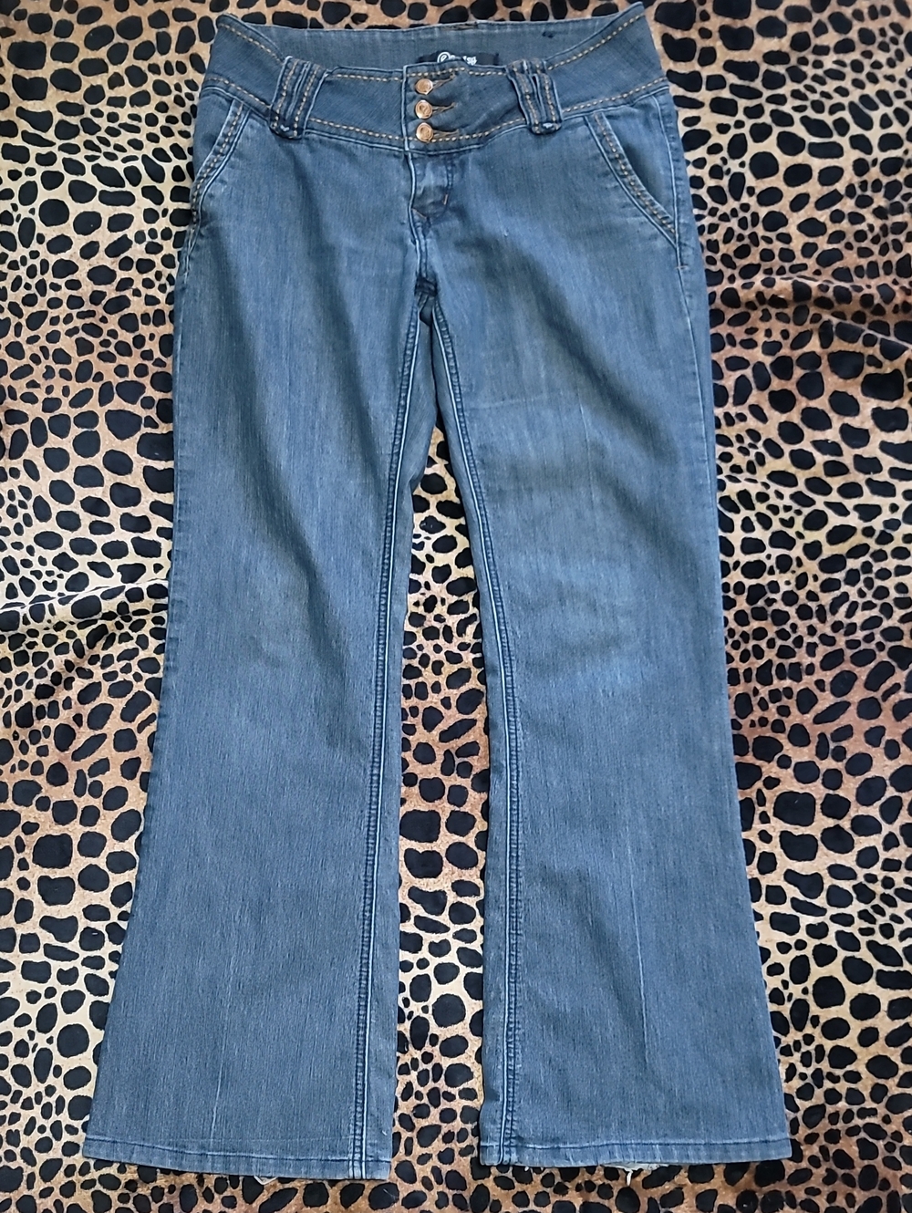 Rewash Flare Jeans in Blue Size 5